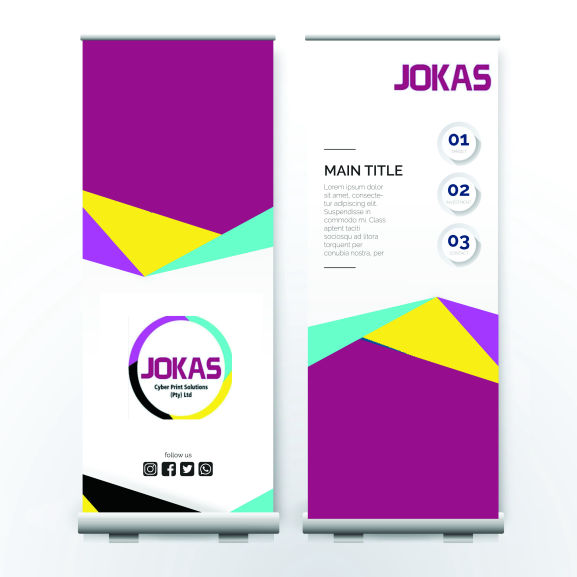 Pull up banner printing