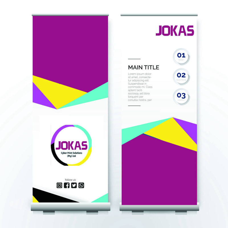 Pull up banner printing