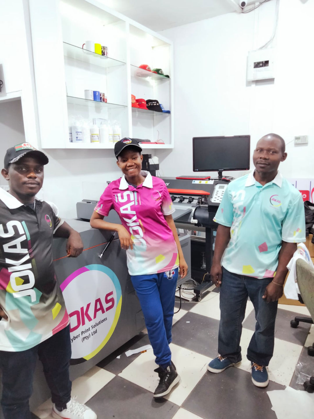 Jokaas cyber printing team